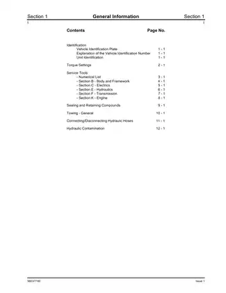 JCB Articulated Dump Truck Service Manual - Models 714 & 718 Preview image 4