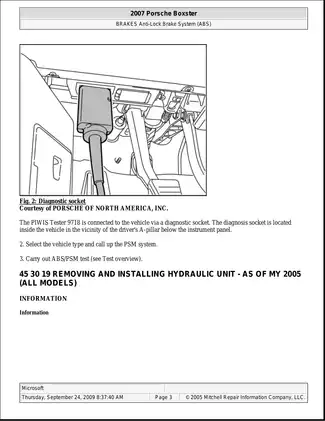 2007 Porsche Boxster 987 repair manual Preview image 3