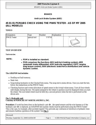 2005-2008 Porsche Cayman repair manual Preview image 1