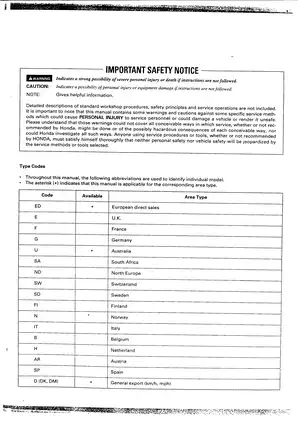 Honda XR400 repair manual Preview image 1