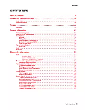 Lexmark E450DN laser printer service manual Preview image 3