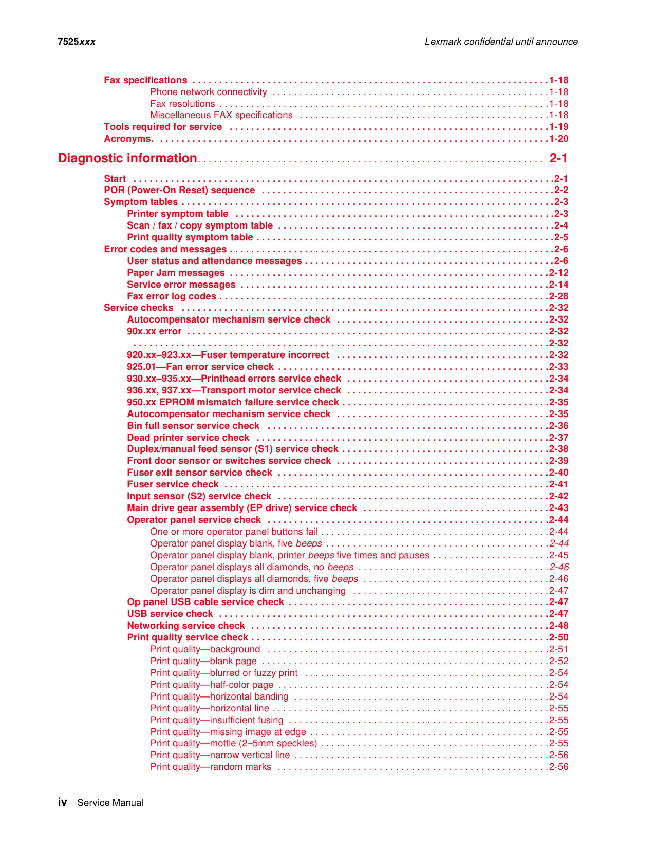 Lexmark X543, X544, X543DN, X544N, X544DN, X544DW, X544DTN printer service guide Preview image 4