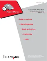 Lexmark C540N Series Service Manual (P/N 12G9819) – preview page 1