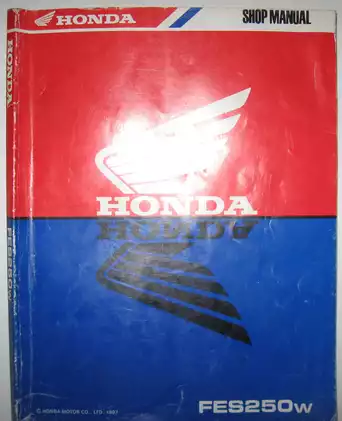 Comprehensive Service Manual for Honda FES250 Scooter