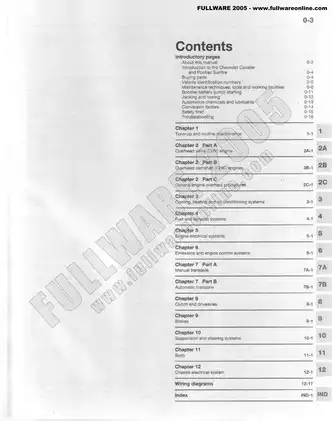 Chevrolet Cavalier & Pontiac Sunfire Automotive Repair Manual (1995-2001) Preview image 4