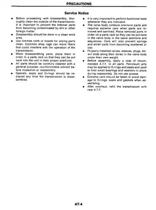1989-2000 Nissan 300ZX automatic transmission manual Preview image 4