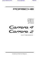 1989–1994 Porsche Carrera 911, 964, Carrera 2 and Carrera 4 Service & Repair Manual (P/N WKD 482 520) – preview page 1
