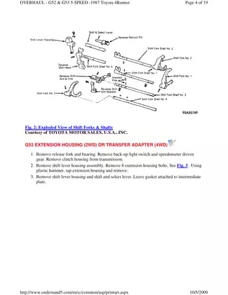 1984-1989 Toyota 4Runner manual Preview image 4