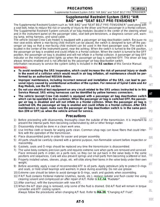 2002 Nissan Frontier D22 service manual Preview image 5