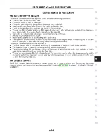 2000-2005 Nissan Frontier service manual Preview image 3