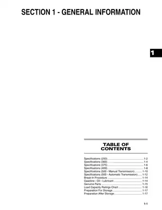 Comprehensive Service Manual for Arctic Cat ATV Models