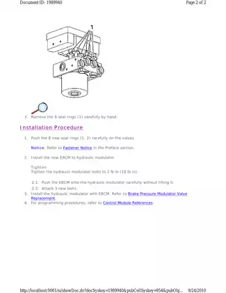 2008-2009 Saturn Astra XR, XE, 1.8L repair manual Preview image 5