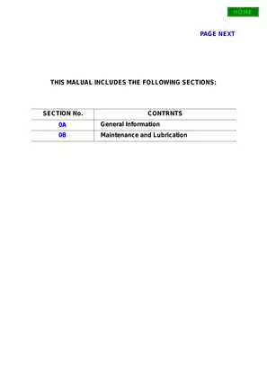 Comprehensive Workshop Manual for 1999-2002 Isuzu UBS Vehicles Preview image 3