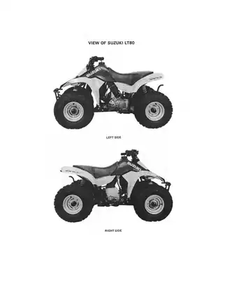 Suzuki LT80 ATV Service Manual (1988-2006) - Complete Repair and Maintenance Guide Preview image 3