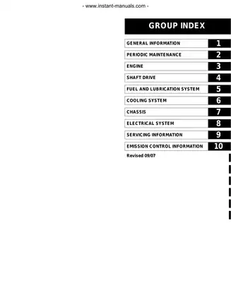 2001-2009 Suzuki VL800 Intruder Volusia repair manual Preview image 1