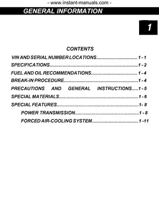 1986-2006 Suzuki  LT80 ATV repair manual Preview image 4