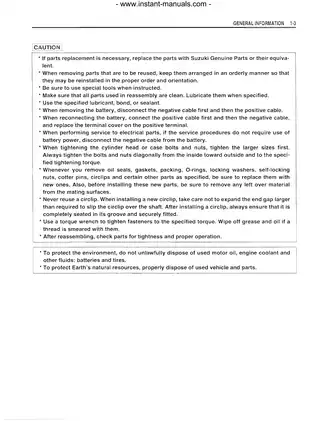 Comprehensive Suzuki LT-R450 K6 Service Manual (2006 Model) Preview image 2