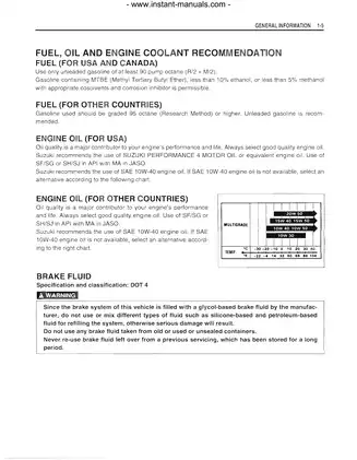 2006 Suzuki LT-R450 ATV service manual Preview image 4