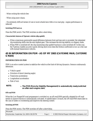 2003-2008 Porsche Cayenne repair manual Preview image 2