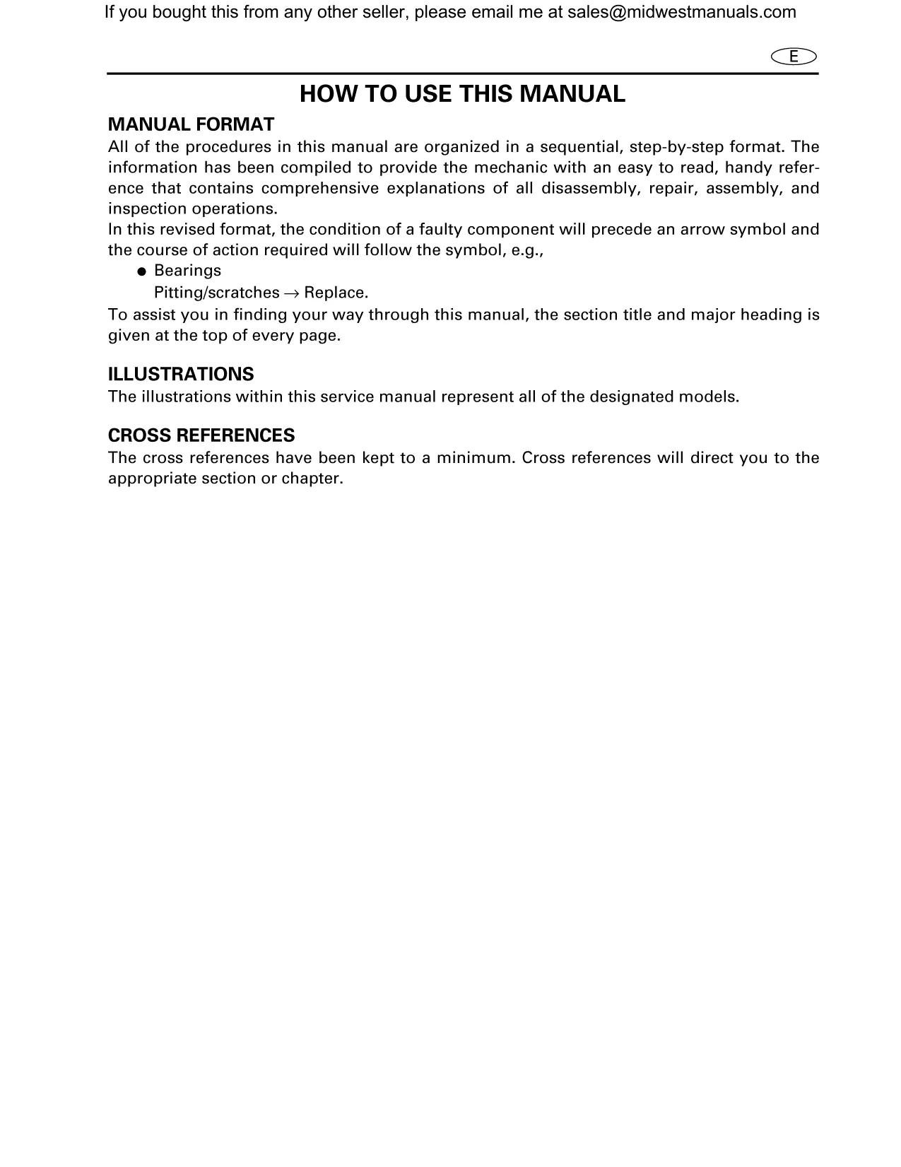 2001-2005 Yamaha GR800R Service Manual - Comprehensive Guide Preview image 2