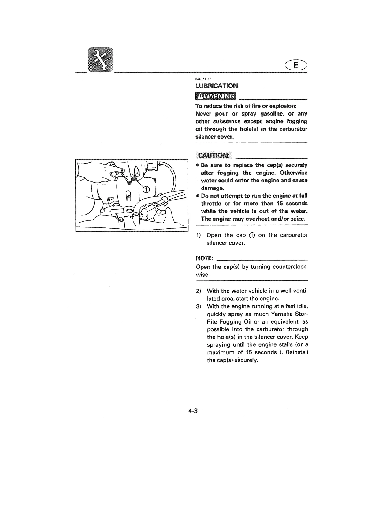 1990-1997 Yamaha WaveRunner III manual Preview image 5