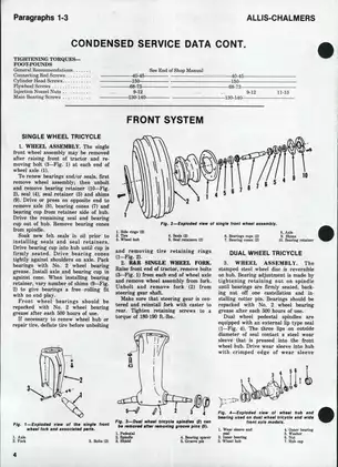 1967-1981 Allis Chalmers™ 180, 185, 190, 190XT, 200, 7000 tractor shop manual Preview image 3