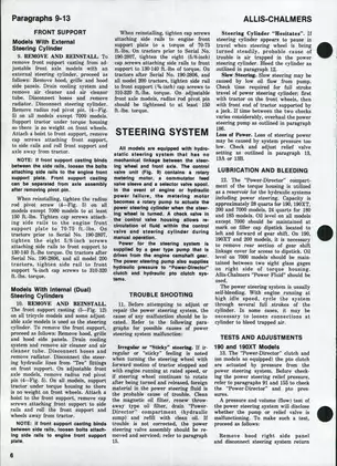 1967-1981 Allis Chalmers™ 180, 185, 190, 190XT, 200, 7000 tractor shop manual Preview image 5