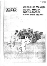 Volvo Penta MD21A, MD32A, AQD21A, AQD32A Workshop Manual (P/N 2769 B) – preview page 1