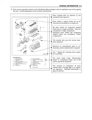 Isuzu AA-4BG1T, AA-6BG1T, BB-4BG1T, BB-6BG1T diesel engine workshop manual Preview image 5