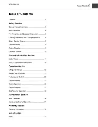Perkins 400 Series Operation and Maintenance Manual (2004) Preview image 3