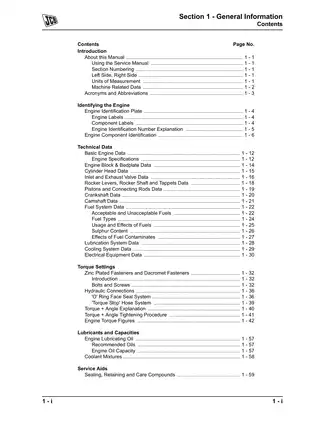 JCB 444 diesel engine service manual Preview image 5