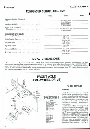 1980-1985 Allis Chalmers™ 6060, 6070, 6080 tractor shop manual Preview image 3