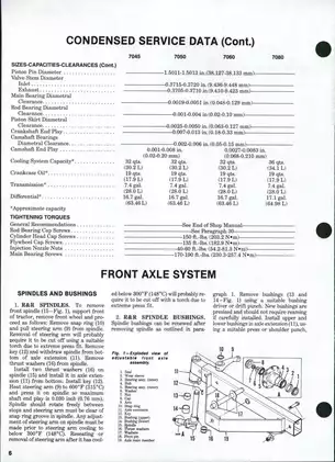 1973-1981 Allis Chalmers™ 7010, 7020, 7030, 7040, 7045, 7050, 7060, 7080 tractor shop manual Preview image 5
