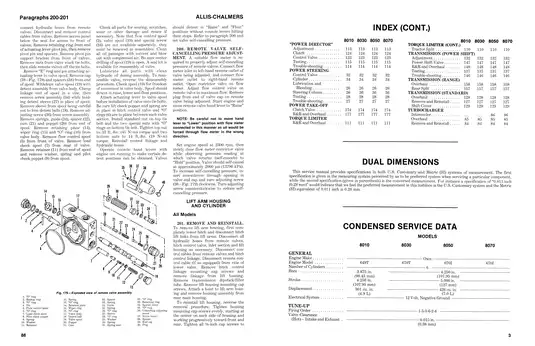 1982-1985 Allis Chalmers™ 8010, 8030, 8050, 8070 tractor manual Preview image 2