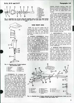 1957-1968 Allis Chalmers™ models D-14, D-15 series II, D-17, D-17 series III & D-17 series IV tractor shop manual Preview image 4