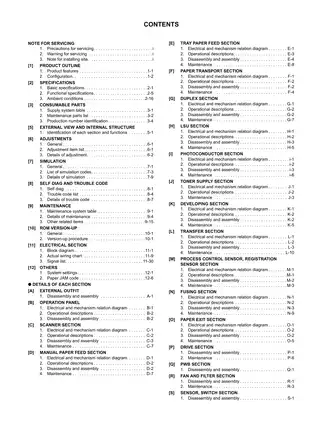 SHARP MX-3500N/4500N Service Manual: Comprehensive Guide and Troubleshooting Preview image 2