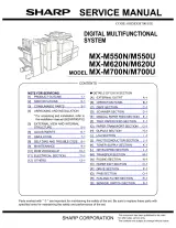 Sharp MX-M550N/M550U, MX-M620N/M620U, MX-M700N/M700U 2010 Service Manual (P/N C4256-90954) – preview page 1