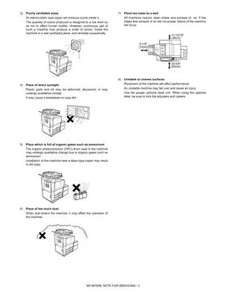 Sharp MX-M550N/M550U, MX-M620N/M620U, MX-M700N/M700U service manual Preview image 5