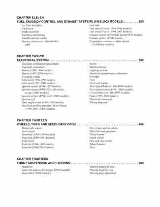 1986-2003 Harley-Davidson Sportster repair manual Preview image 4