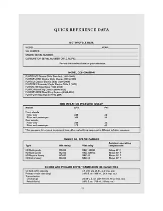 Harley-Davidson Dyna Glide Twin Cam 88 Service Manual (1999-2005) Preview image 2