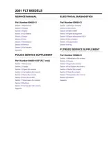 2001 Harley-Davidson Touring FLT Service & Repair Manual (P/N 99483-01) – preview page 1