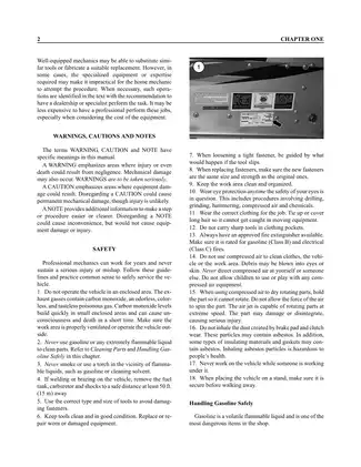 1997-2002 Yamaha Snowmobile Service and Repair Manual Preview image 2