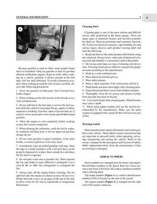 1997-2002 Yamaha Snowmobile Service and Repair Manual Preview image 3