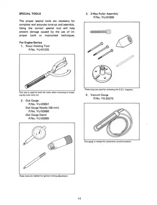 1984-1989 Yamaha Phazer 485 PZ480 snowmobile repair manual Preview image 4