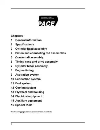 Perkins Phaser/1000 Series Workshop Manual - Detailed Service Guide for Diesel Engines Preview image 2