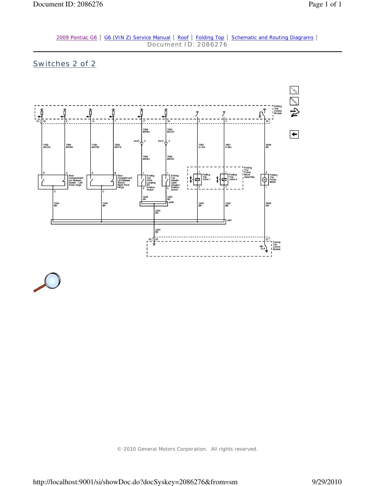 2006-2010 Pontiac G6 convertible shop manual Preview image 5