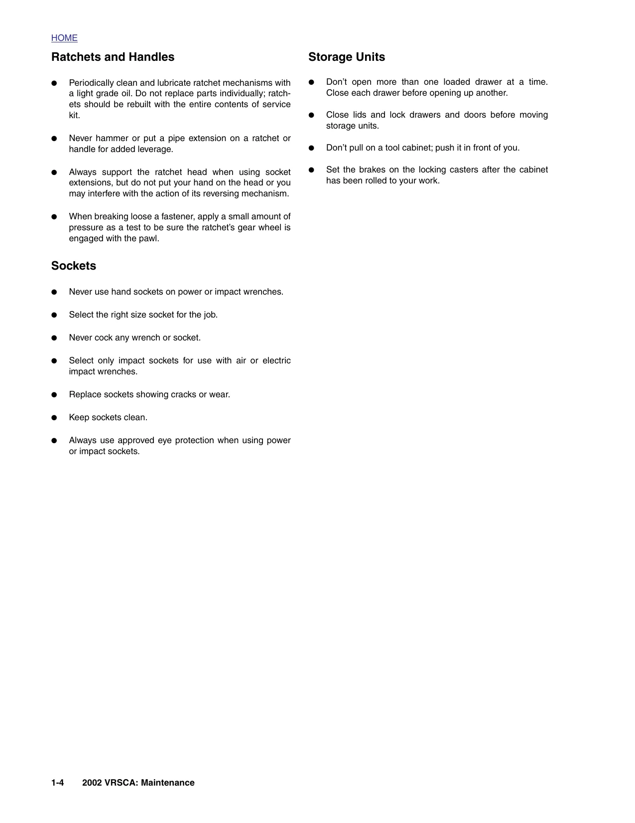 2002 Harley Davidson V-ROD VRSCA service manual Preview image 4