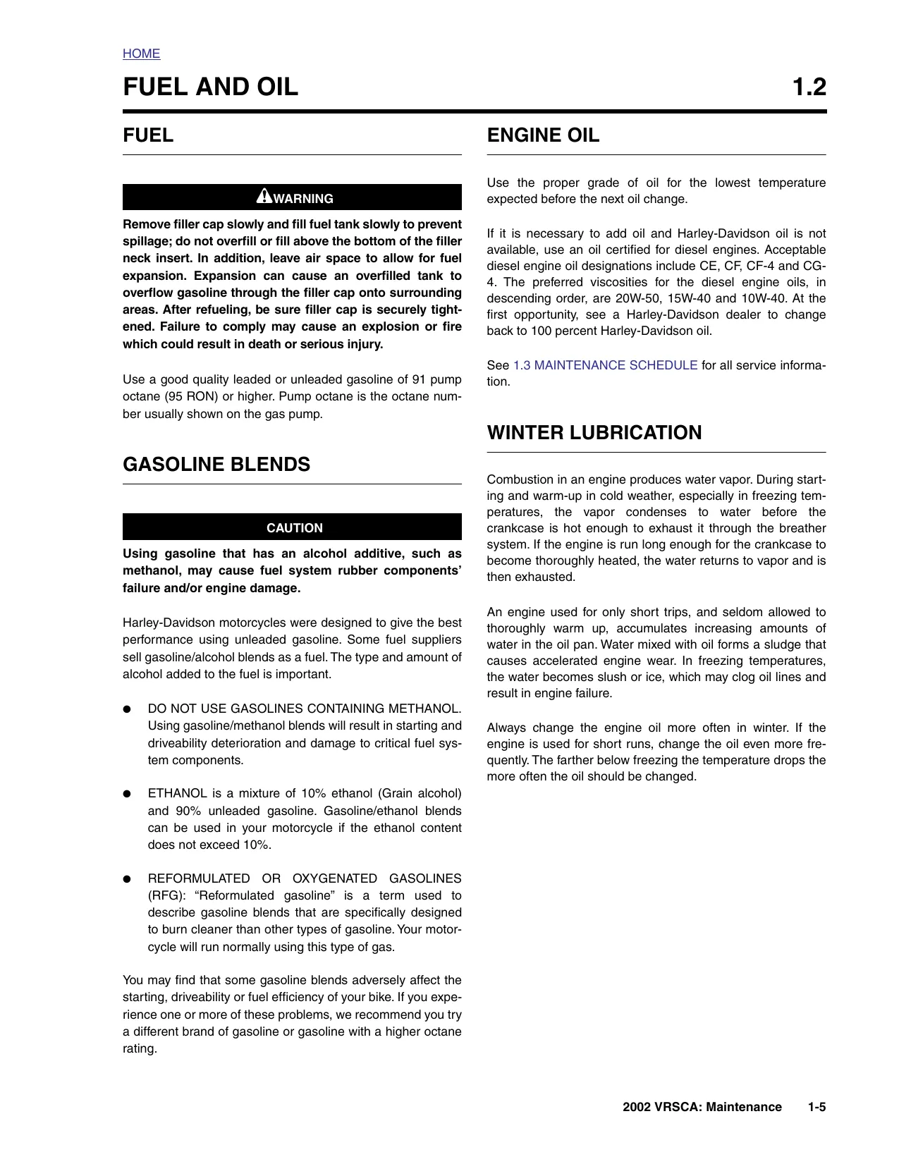 2002 Harley Davidson V-ROD VRSCA service manual Preview image 5