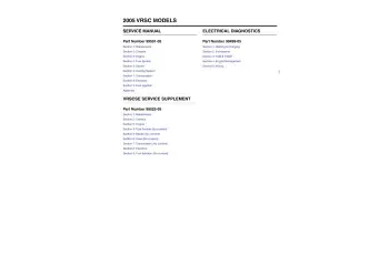 Preview: 2005 Harley-Davidson V-ROD VRSC VRSCA VRSCB Service Manual (P/N 99501-05)