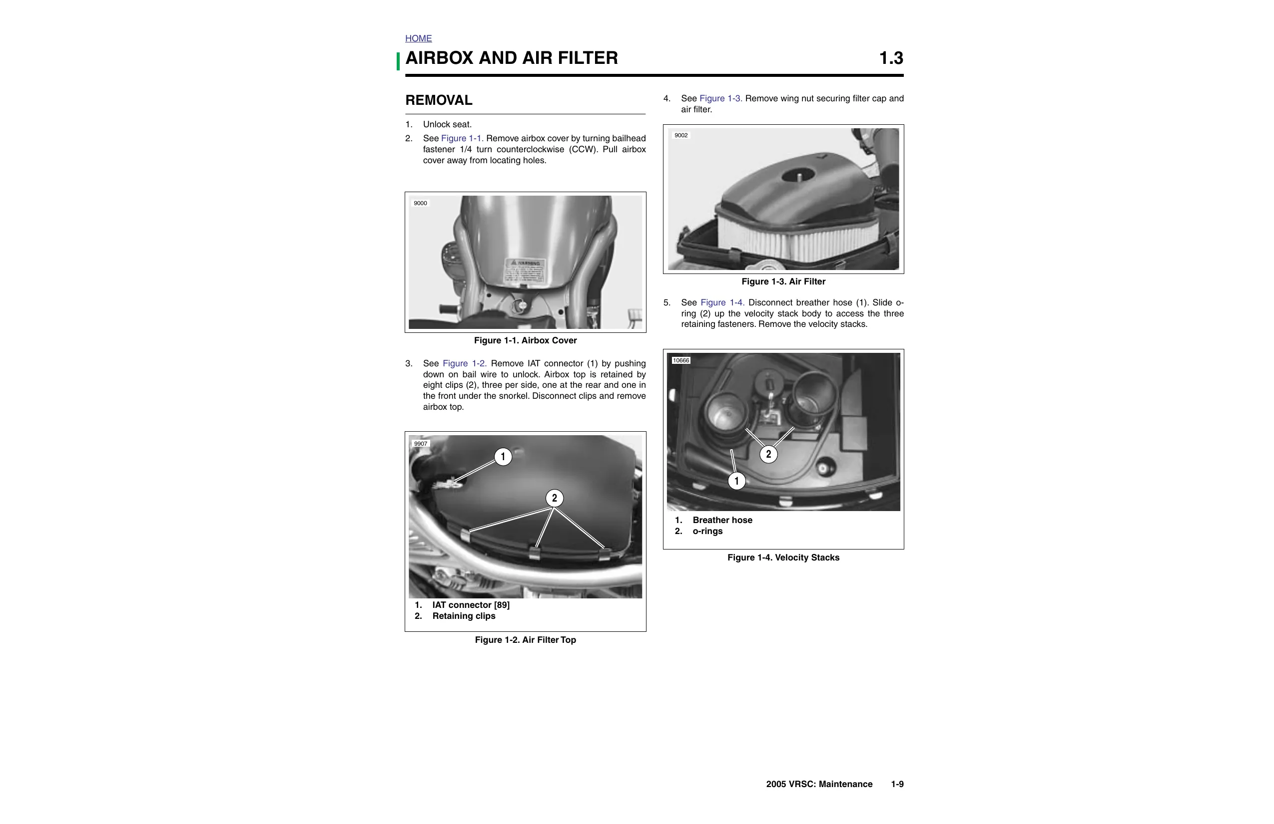 2005 Harley Davidson V-ROD, VRSC, VRSCA, VRSCB service manual Preview image 1